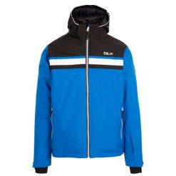 Męska Kurtka Narciarska Vaughn DLX. Niebieskie kurtki narciarskie i snowboardowe Trespass, l, bez wzorów, narciarskie. Za 536.99 zł.