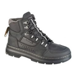 Trzewiki Dr. Martens Rilla Wx DM32106001 czarne. Czarne botki sznurowane bez wzorów, z gumy, bez obcasa, bez zapięcia. Za 1,051.78 zł.