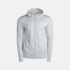 Męska lekka, elastyczna i oddychająca kurtka do biegania i trekkingu COLFAX M. Szare kurtki Izas, m, bez wzorów, z nylonu, bez kaptura. Za 252.13 zł.