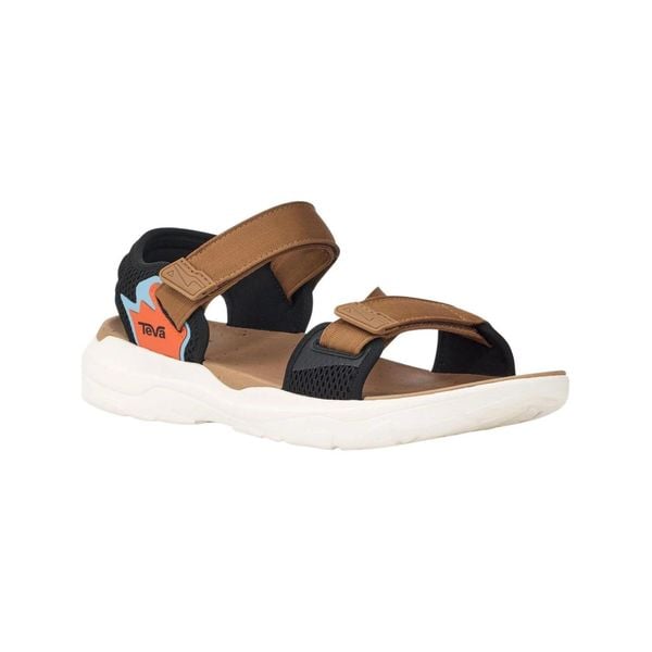 Sandały męskie Teva Zymic. Brązowe sandały Teva, bez zapięcia. Za 405.00 zł.