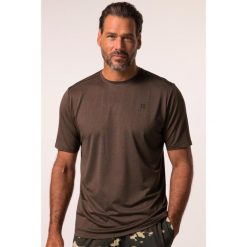 Męska Koszulka funkcyjna fitness rękaw 1/2 szybkoschnący do roz. 7 XL. Brązowe bluzki z długim rękawem JAY-PI, m, bez wzorów, z elastanu, bez kołnierzyka, bez ramiączek. W wyprzedaży za 111.99 zł.