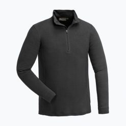 Bluza termoaktywna męska Pinewood Abisko Merino Base Layer Half Zip. Czarne bielizna termoaktywna Pinewood, m, bez wzorów, bez ramiączek, narciarskie. Za 369.99 zł.
