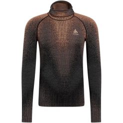 Bluza termoaktywna męska Odlo Blackcomb Eco BL Top Facemask LS. Czerwone bielizna termoaktywna ODLO, m, bez wzorów, bez ramiączek. Za 366.99 zł.