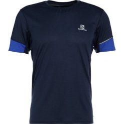 Salomon AGILE TEE Tshirt z nadrukiem dress blue. T-shirty marki Salomon. W wyprzedaży za 141.55 zł.