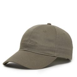 Czapka z daszkiem Calvin Klein. Szare czapki z daszkiem CALVIN KLEIN, bez wzorów. Za 169.99 zł.