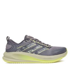 Buty do biegania adidas. Szare buty do biegania Adidas, bez wzorów, bez zapięcia, do biegania. Za 399.99 zł.