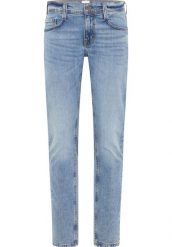 MUSTANG OREGON TAPERED MĘSKIE SPODNIE JEANSOWE JEANSY DENIM BLUE 1014040 5000 202. Niebieskie spodnie materiałowe Mustang, na co dzień, na lato, l, bez wzorów, z bawełny, eleganckie, z obniżonym stanem. Za 199.99 zł.