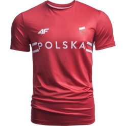Koszulka funkcyjna męska Polska Pyeongchang 2018 TSMF900 - czerwony wiśniowy. Bielizna termoaktywna marki 4F. Za 129.99 zł.