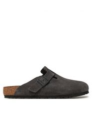 Birkenstock Klapki Boston zamsz 1028602 Szary. Szare klapki Birkenstock, ze skóry. Za 649.99 zł.