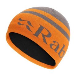 Czapka dzianinowa z logo Rab Logo Band Beanie. Zielone czapki zimowe RAB, bez wzorów, z dzianiny. Za 71.99 zł.