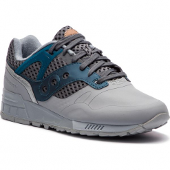 Buty SAUCONY - Grid Sd S70388-1 Grey/Blue. Szare buty sportowe casual marki Saucony, z materiału. Za 449.00 zł.