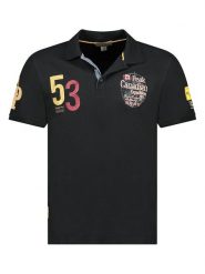 Canadian Peak Koszulka polo "Kelaneak" w kolorze czarnym rozmiar: 3XL. Czarne koszulki polo Canadian Peak, xl, bez wzorów, z bawełny, bez kołnierzyka, bez ramiączek. Za 86.99 zł.