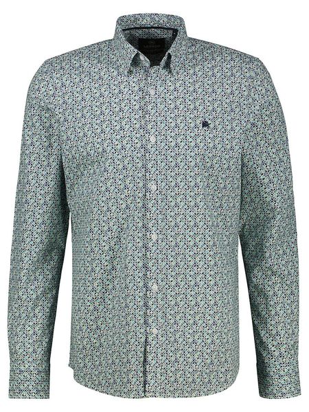 Lerros Koszula w kolorze błękitnym ze wzorem rozmiar: M. Niebieskie koszule Lerros, m, bez wzorów, bez kołnierzyka, bez ramiączek. Za 131.45 zł.