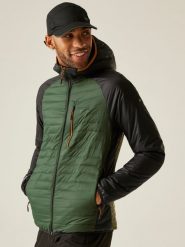 Regatta Kurtka przejściowa "Rowak" w kolorze czarno-oliwkowym rozmiar: 3XL. Brązowe kurtki Regatta, xl, bez wzorów, bez kaptura. Za 173.99 zł.