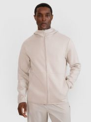 4F Bluza dresowa rozpinana z kapturem męska - beżowa XXL. Brązowe bluzy z kapturem 4F, m, bez wzorów, z dresówki, z kapturem. Za 229.99 zł.