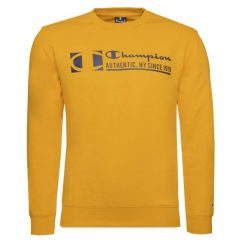 Bluza sportowa męska Champion 217995YS113. Żółte bluzy bez kaptura Champion, l, bez wzorów, bez kaptura. Za 231.00 zł.