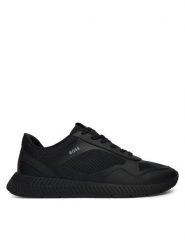 BOSS Sneakersy Titanium 50568928 Czarny. Czarne buty sportowe casual Boss, bez wzorów, z materiału, bez zapięcia. Za 546.99 zł.