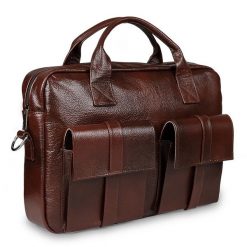 Torba skórzana Pavone Nero Rimini 2386 czekoladowa. Brązowe torby na laptopa Pavone Nero. Za 969.99 zł.