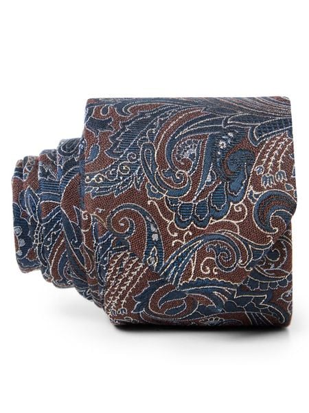 Andrew James krawat z domieszką jedwabiu Mężczyźni Jedwab brązowy, ONE SIZE. Brązowe krawaty i muchy Andrew James, bez wzorów, z jedwabiu. Za 179.95 zł.