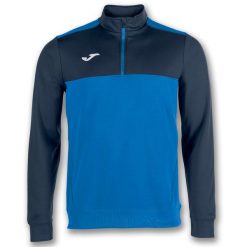 Bluzka z pół zamkiem Joma Winner. Niebieskie bluzy Joma, m, bez wzorów, bez kaptura. Za 175.00 zł.