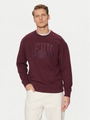 Levi's® Bluza Graphic 38712-0442 Fioletowy Relaxed Fit. Fioletowe bluzy m, bez wzorów, z bawełny, bez kaptura. Za 199.99 zł.