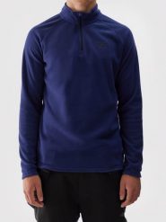 4F Podkoszulek polarowy w kolorze granatowym rozmiar: L. Niebieskie podkoszulki 4F, l, bez wzorów, z materiału, bez ramiączek. Za 56.66 zł.