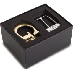 Pasek Męski GUESS - Not Coordinated Gift Box GIF020 LEA35 BRG. Paski marki Guess. W wyprzedaży za 299.00 zł.