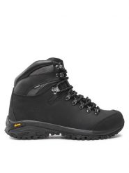 Halti Trekkingi Gompa Dx 054-2238 Czarny. Czarne botki sznurowane Halti, bez wzorów, ze skóry, bez obcasa, bez zapięcia. Za 398.99 zł.