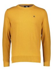 The Time of Bocha Sweter w kolorze rozmiar: L. Niebieskie swetry nierozpinane The Time of Bocha, l, bez wzorów, z bawełny, bez kołnierzyka, bez ramiączek. Za 92.21 zł.