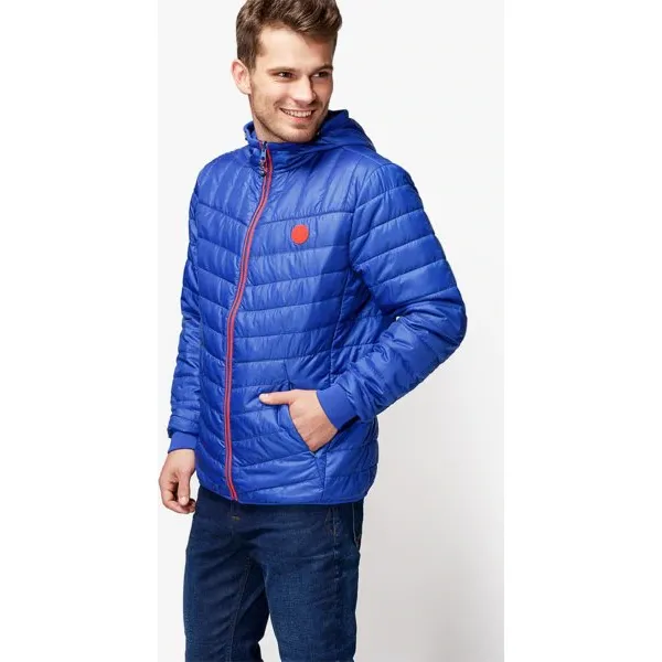 Timberland Kurtka Skye Peak Thermofibre Hooded Jacket Cls , niebieski, rozmiar M. Niebieskie kurtki Timberland, m, bez wzorów, z materiału, bez kaptura. W wyprzedaży za 449.99 zł.