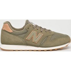 New Balance - Buty ML373CVG. Zielone buty sportowe casual New Balance, bez wzorów, z materiału, bez zapięcia. W wyprzedaży za 249.90 zł.