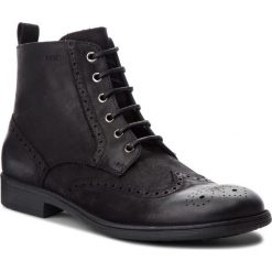 Kozaki GEOX - U Jaylon G U84Y7G 00045 C9999 Black. Czarne kozaki Geox, bez wzorów, z materiału, bez obcasa, bez zapięcia. W wyprzedaży za 389.00 zł.