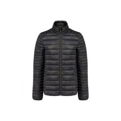 Lekka kurtka puchowa Kariban. Brązowe kurtki KARIBAN, m, bez wzorów, z puchu, bez kaptura. W wyprzedaży za 233.50 zł.