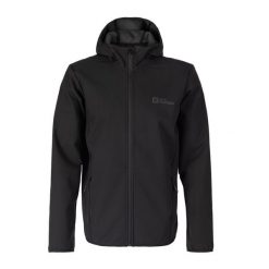 Kurtka softshell męska Jack Wolfskin Bornberg Hoody. Czarne kurtki softshell Jack Wolfskin, m, bez wzorów, z softshellu, bez kaptura. W wyprzedaży za 389.99 zł.
