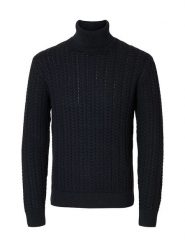 SELECTED HOMME Golf w kolorze granatowym rozmiar: XXL. Niebieskie golfy Selected Homme, xxl, bez wzorów, z bawełny, bez ramiączek. Za 140.20 zł.