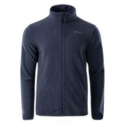 Polar męski Hi-Tec Zoe - indygo, Rozmiar XXXL. Brązowe bluzy z polaru Hi-tec, m, bez wzorów, z materiału, bez kaptura. Za 54.99 zł.