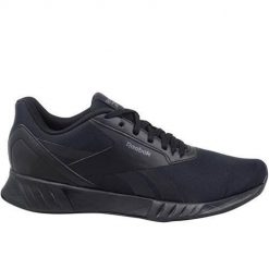 Buty do chodzenia męskie Reebok Lite Plus 20. Czarne buty sportowe casual Reebok, bez wzorów, z materiału, bez zapięcia. Za 281.00 zł.