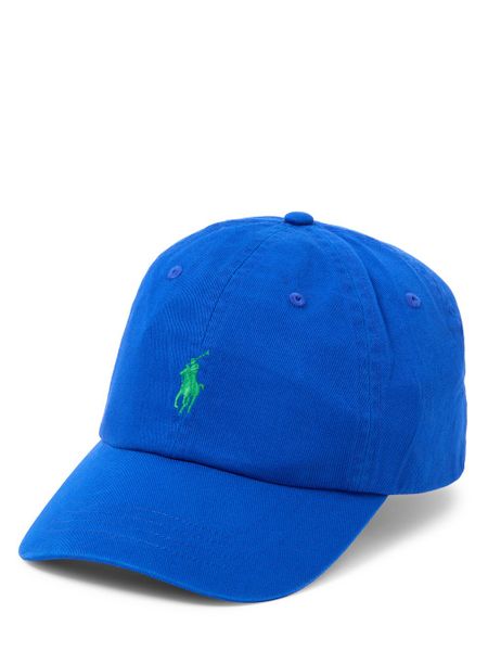 Polo Ralph Lauren Czapka Mężczyźni Bawełna niebieski, ONE SIZE. Niebieskie czapki z daszkiem Polo Ralph Lauren, bez wzorów, z bawełny. Za 329.95 zł.