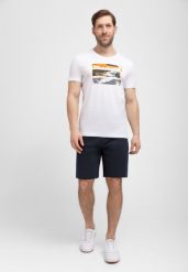 Klasyczne szorty dresowe M-MERO. Niebieskie krótkie spodenki sportowe Volcano, m, bez wzorów, z bawełny. Za 119.99 zł.