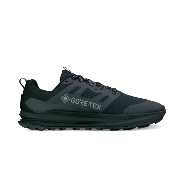 Buty trailowe Altra Lone Peak 9+ GTX. Czarne buty turystyczne Altra, bez wzorów, bez zapięcia, do biegania. Za 724.75 zł.