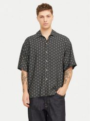 Jack&Jones Koszula Marshall 12271103 Czarny Wide Fit. Czarne koszule Jack&Jones, l, bez wzorów, z wiskozy, bez kołnierzyka, bez ramiączek. Za 99.99 zł.