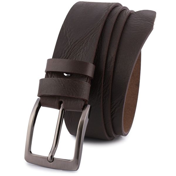 Pasek męski BELTIMORE r.95-110 cm E34 c. brązowy. Brązowe paski bez wzorów. Za 65.90 zł.