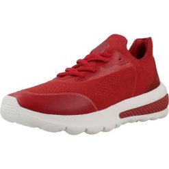Buty GEOX D46MDB 0AS22 Czerwony. Czerwone buty turystyczne Geox, bez wzorów, z syntetyku, bez zapięcia, na fitness i siłownię. Za 320.99 zł.