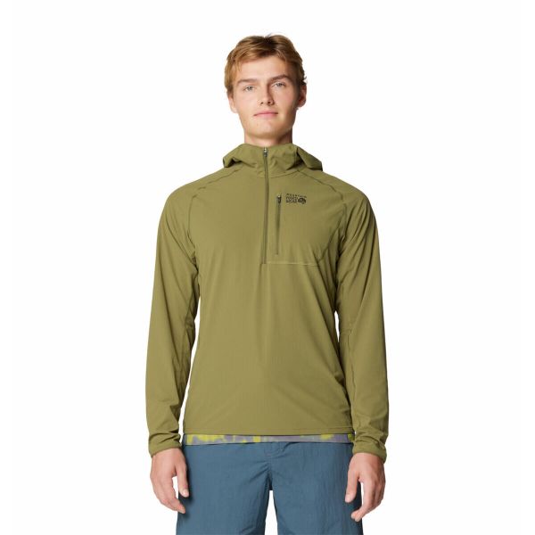 Bluza z kapturem Mountain Hardwear Sunshield™. Zielone bluzy z kapturem MOUNTAIN HARDWEAR, l, bez wzorów, z materiału, z kapturem. Za 372.20 zł.