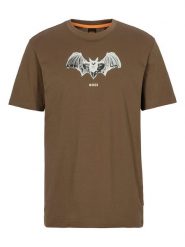 BOSS Orange Koszulka w kolorze brązowym rozmiar: 3XL. Brązowe bezrękawniki BOSS Orange, xl, bez wzorów, z bawełny, bez kołnierzyka, bez ramiączek. Za 123.82 zł.
