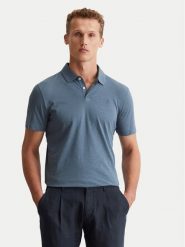 Marc O'Polo Polo 536 2176 53018 Niebieski Shaped Fit. Niebieskie koszulki polo Marc O'Polo, m, bez wzorów, z bawełny, bez kołnierzyka, bez ramiączek. Za 259.99 zł.