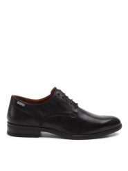 Pikolinos Półbuty M7J-4187 Czarny. Czarne eleganckie półbuty Pikolinos, bez wzorów, ze skóry, bez obcasa, bez zapięcia. Za 579.99 zł.