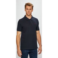 Mustang - Polo. Szare koszulki polo marki Mustang, z bawełny, polo, z krótkim rękawem. W wyprzedaży za 99.90 zł.