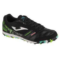 Buty do piłki nożnej dla dorosłych Joma Mundial skórzane treningowe. Czarne buty treningowe Joma, bez wzorów, do piłki nożnej. Za 226.99 zł.