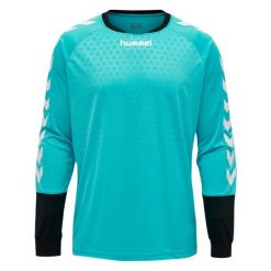 Bluza Bramkarska Hummel. Niebieskie bluzy Hummel, s, bez wzorów, bez kaptura. Za 218.50 zł.